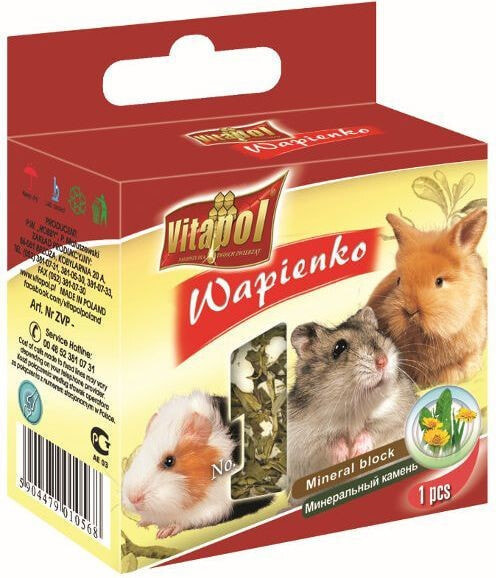 Vitapol CALCIUM CUBE FOR RODENTS WITH MEDICINAL MONUME