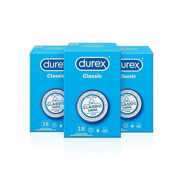 Kondome 3x18 St. Classic - Durex Classic Pack