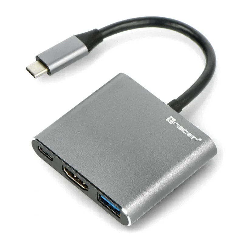 Adapter Tracer A-1, USB C, HDMI 4K, USB 3.0, PDW - 100W