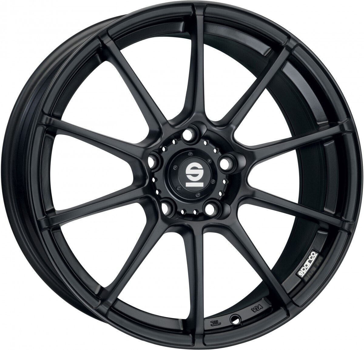 Колесный диск литой Sparco Assetto Gara matt black 7x16 ET32 - LK5/115 ML70.2