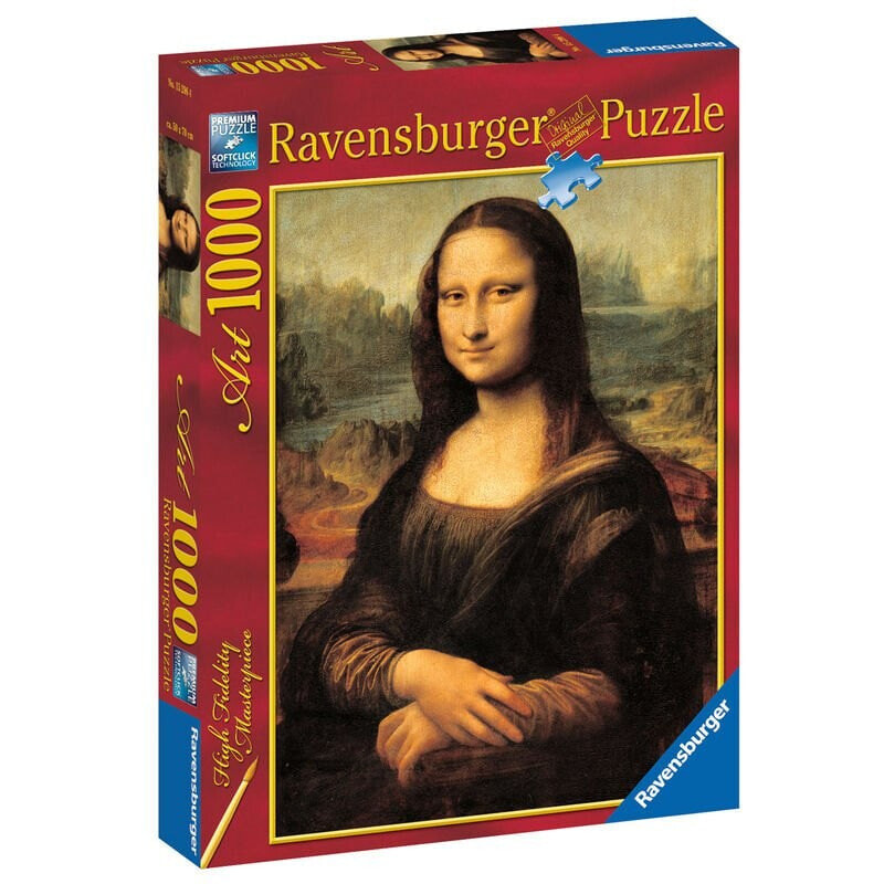 RAVENSBURGER Leonardo Da Vinci Mona Lisa Puzzle 1000 Pieces