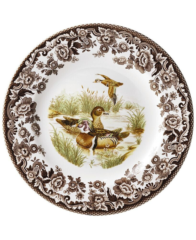 Spode woodland by Wood Duck Dinner Plate
