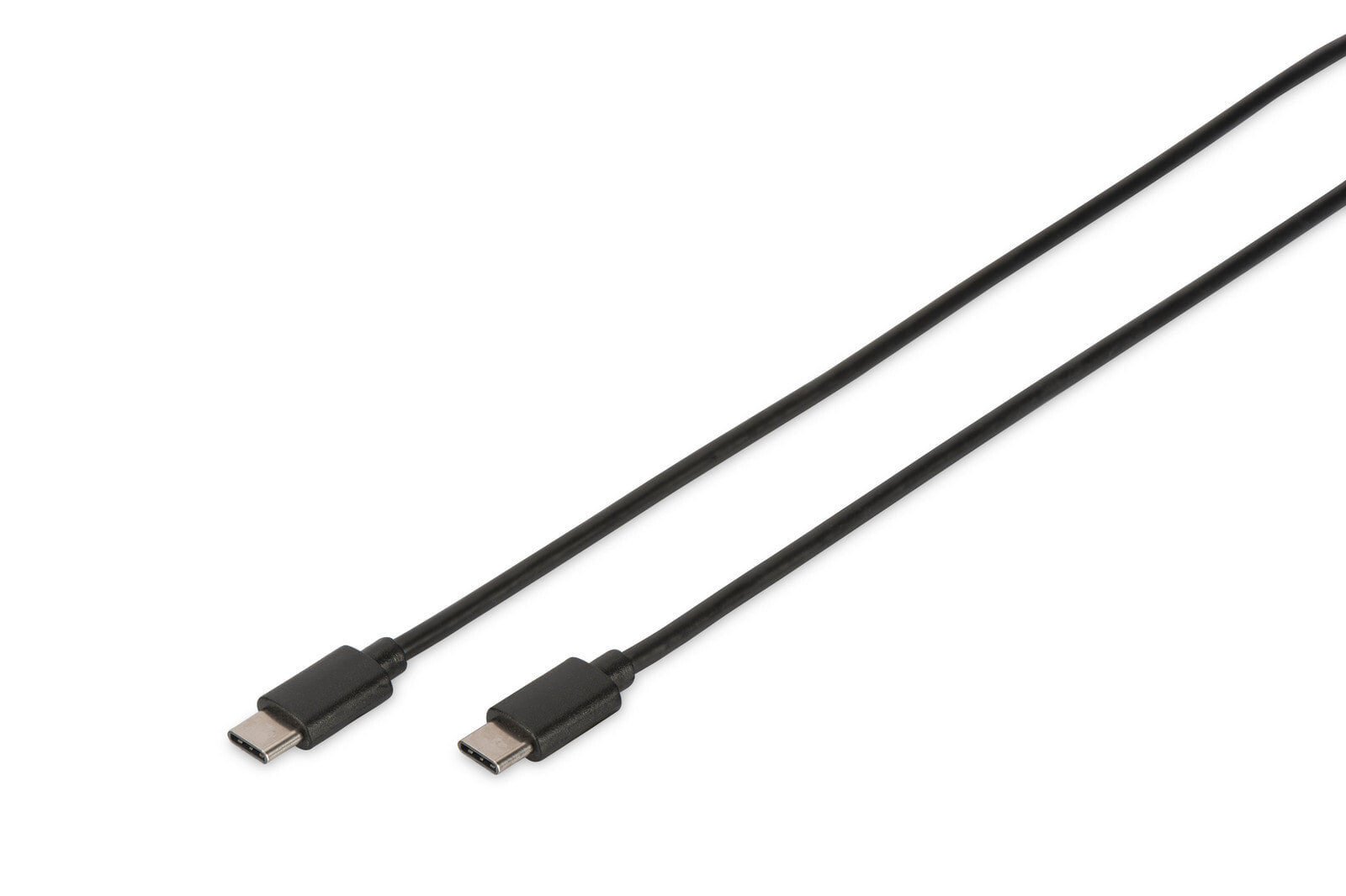 Digitus 1.8m, 2xUSB2.0-C USB кабель 1,8 m 2.0 USB C Черный DB-300138-018-S