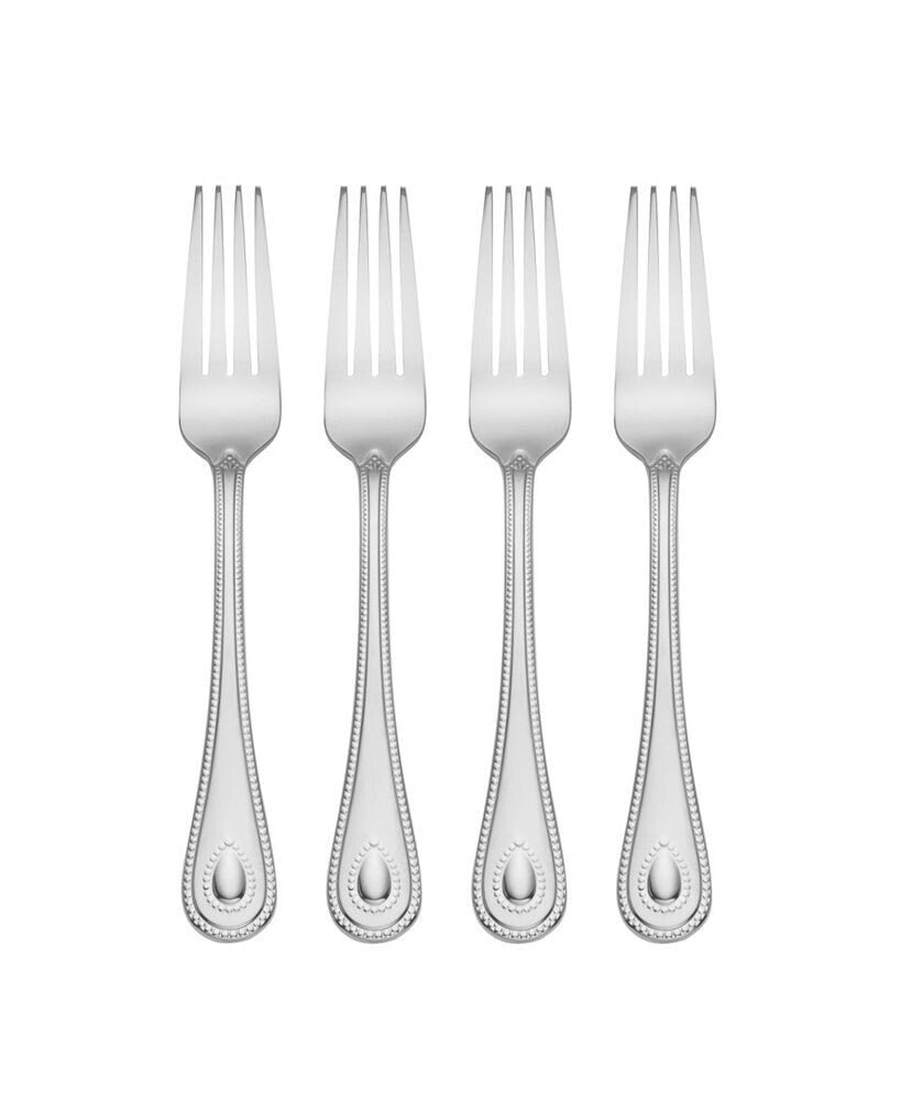Lenox french Perle Dinner Forks, Set of 4