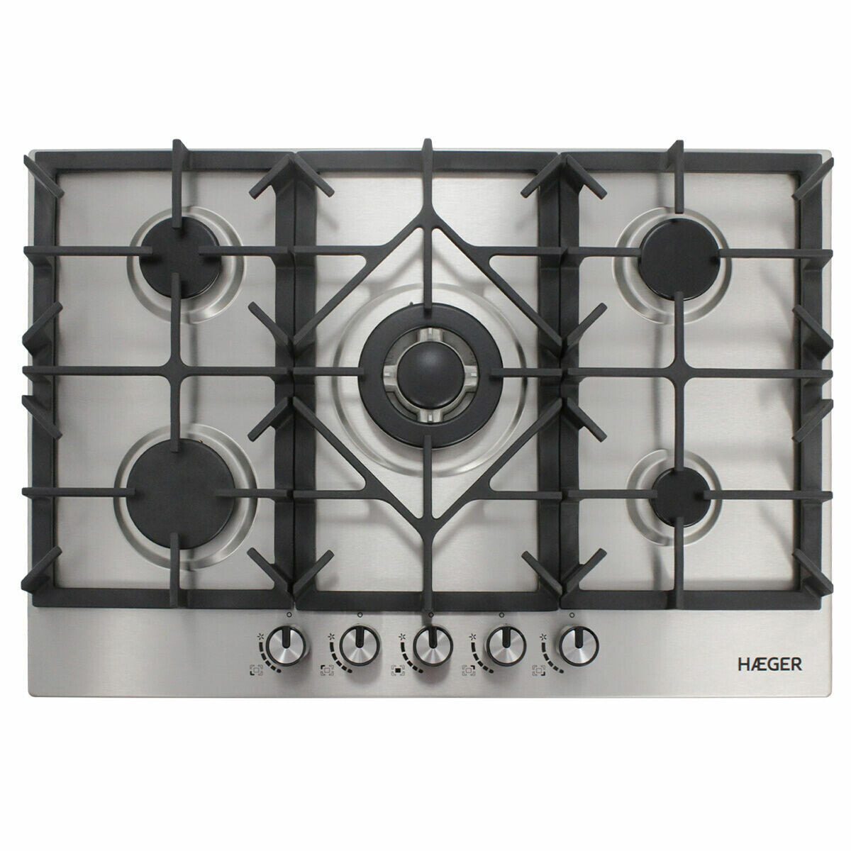 Gas Hob Haeger PG-5GI.006A 75 cm