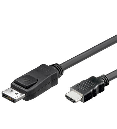 Alcasa DP-HDMI кабельный разъем/переходник DisplayPort Черный