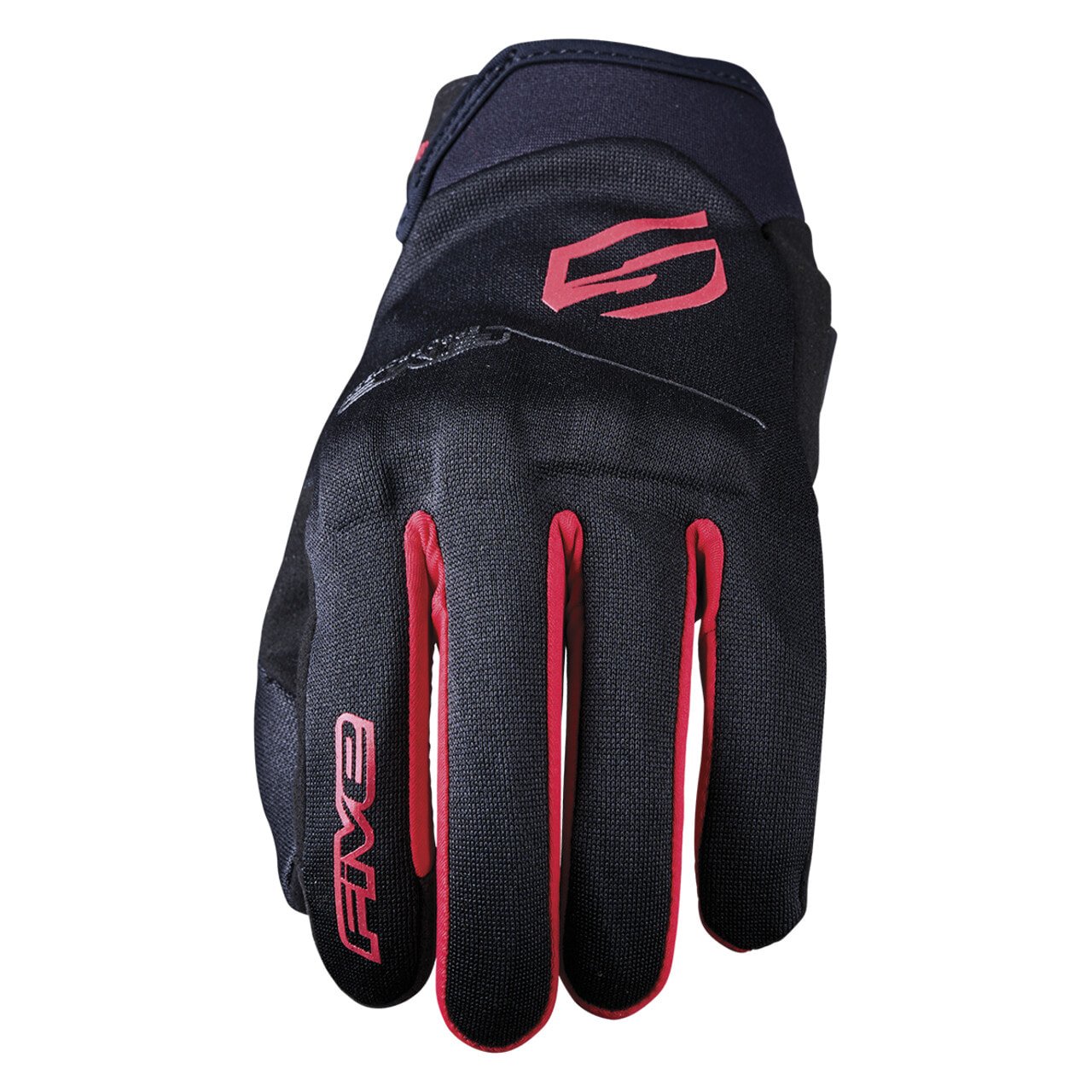 Motorradhandschuhe Five Globe Evo Schwarz-Rot