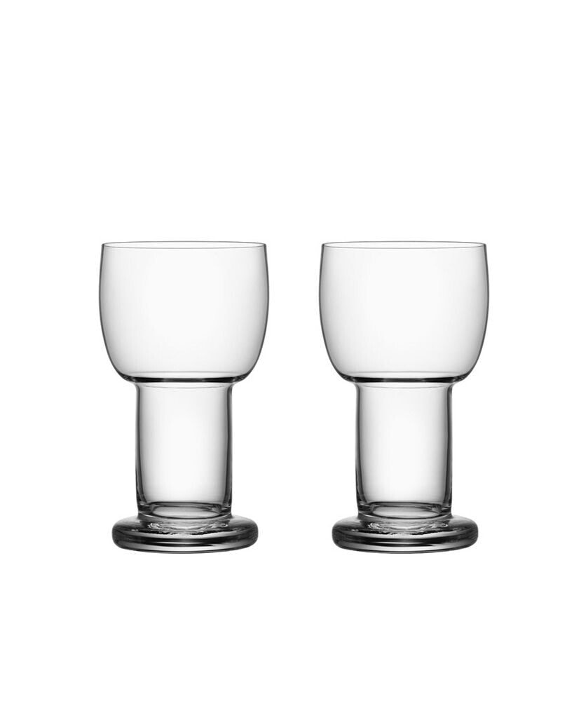 Kosta Boda picnic Small Glass Set, 2 Pieces