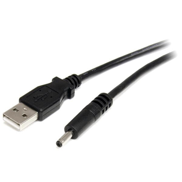 StarTech.com USB2TYPEH2M кабель питания Черный 2 m USB A Barrel type H