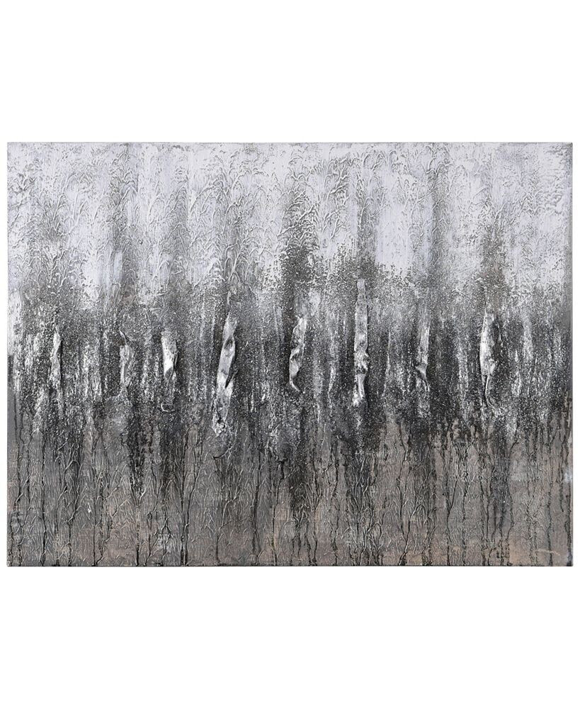 Empire Art Direct gray Frequency Textured Metallic Hand Painted Wall Art by Martin Edwards, 30
