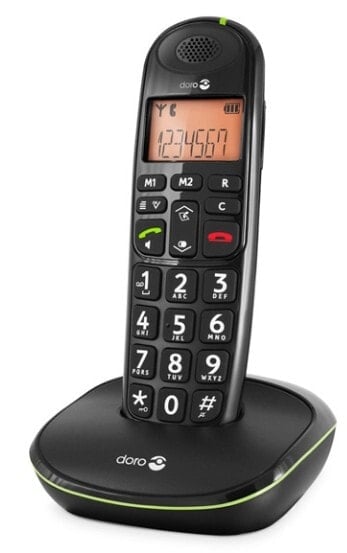 Doro PhoneEasy 100w DECT телефон Черный 380098