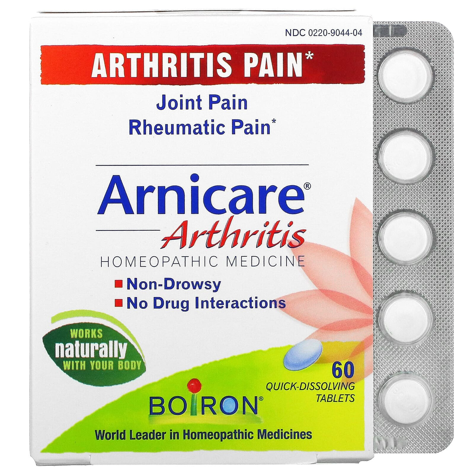 Arnicare, Arthritis, Meltaway Tablets, Unflavored, 60 Meltaway Tablets