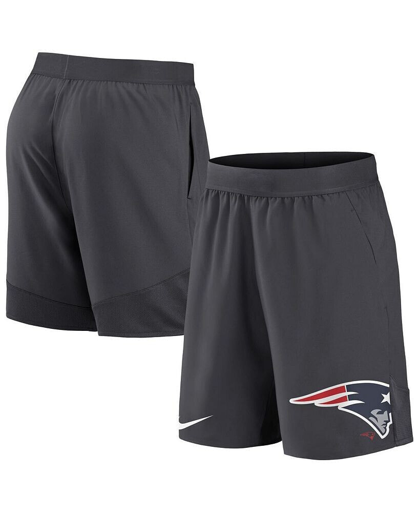 Nike men's Anthracite New England Patriots Stretch Performance Shorts