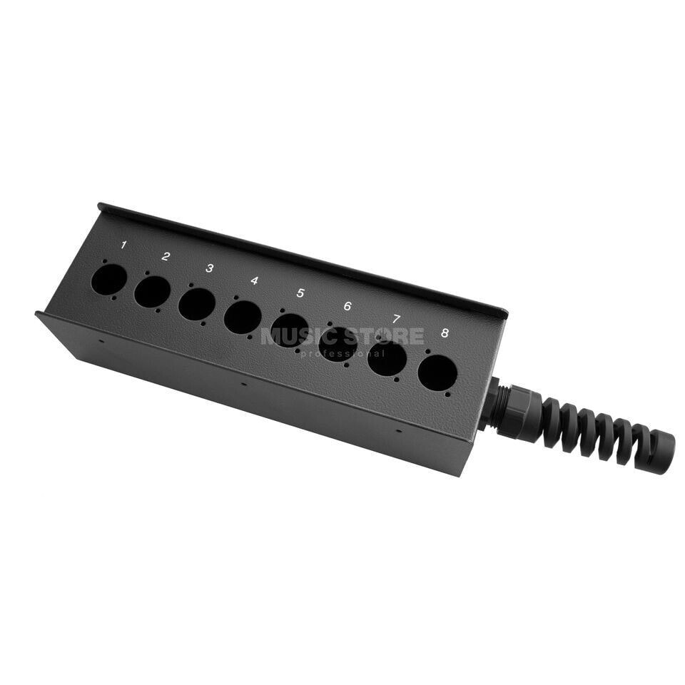 MUSIC STORE Stagebox - 08 / 8-Holes for Floor/Wall, D-Series