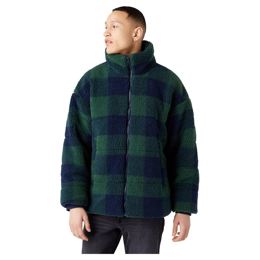 WRANGLER Check Sherpa Jacket