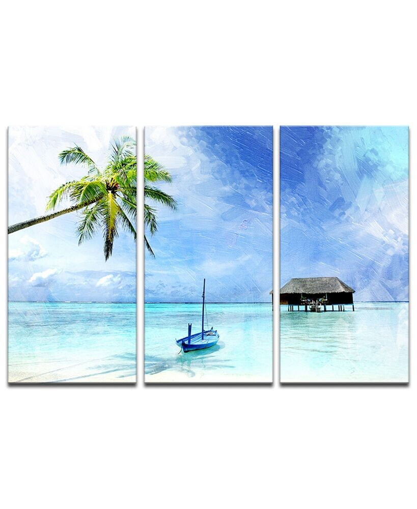 Ready2HangArt 'Tropical' 3-Pc. Canvas Art Print Set