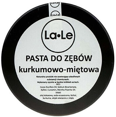 Zahnpasta mit Kurkuma und Minze - La-Le Mint Toothpaste