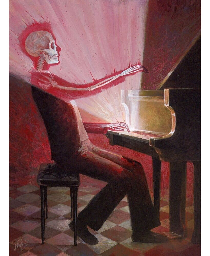 Aaron Jasinski The Right Note Museum Mounted Canvas 24