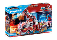 PLAYMOBIL Playm. Feuerwehr-Fahrz. US Tower Ladder| 70935