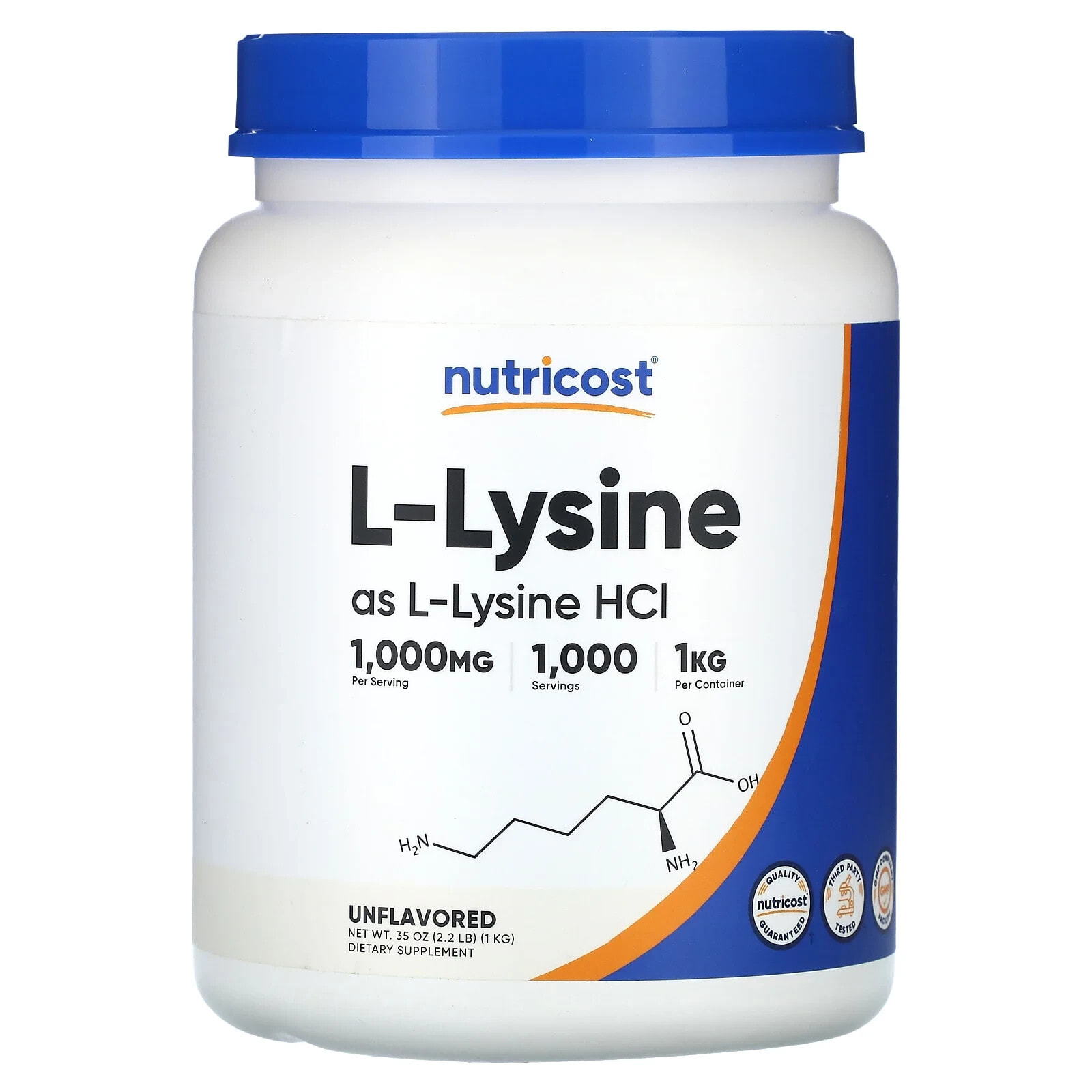 L-Lysine, 1,000 mg, 120 Tablets