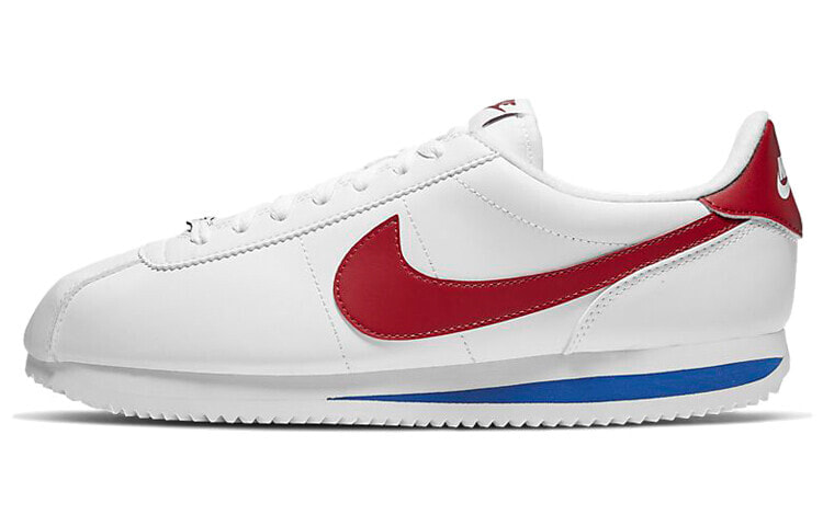 Nike Cortez Basic 阿甘 低帮 跑步鞋 男款 白红 / Кроссовки Nike Cortez Basic 819719-103