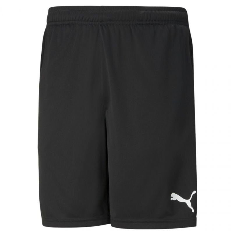 Мужские шорты спортивные черные Puma teamRISE M 657336 03 shorts