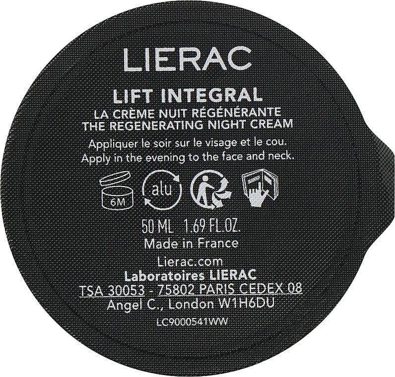 Revitalisierende Nachtcreme - Lierac Lift IntegralThe Regenerating Night Cream Refill (Refill)