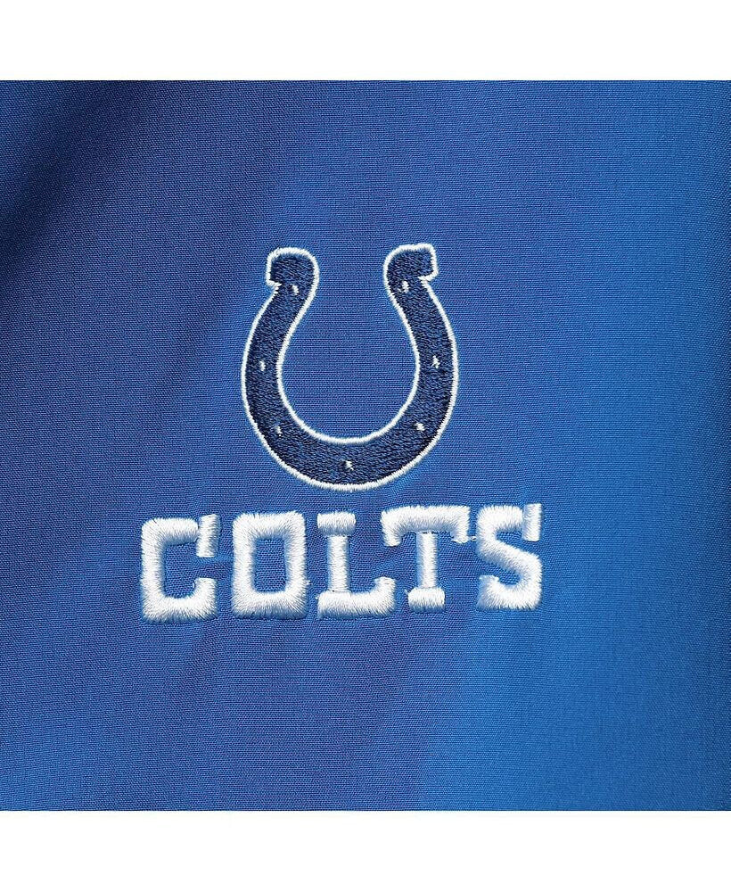 Indianapolis Colts Nike Sideline Coach Short Sleeve Hoodie Quarter-Zip  Jacket - Royal