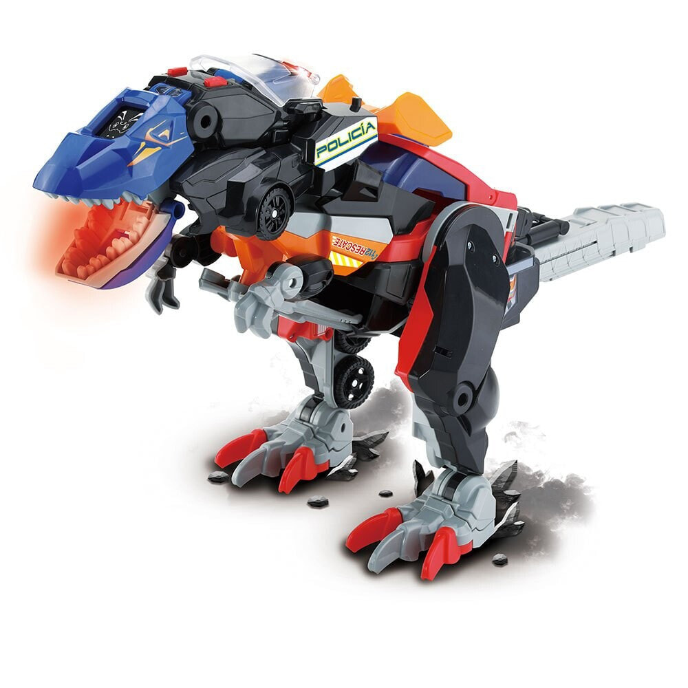 VTECH Switch & Go Dinos 4 In 1 Mega T-Rex S.O.S. 3 Vehicles 1 Dino Construction Game