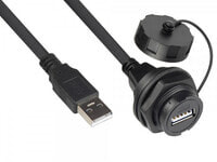 Alcasa IC04-U204 USB кабель 1 m USB 2.0 USB A Черный