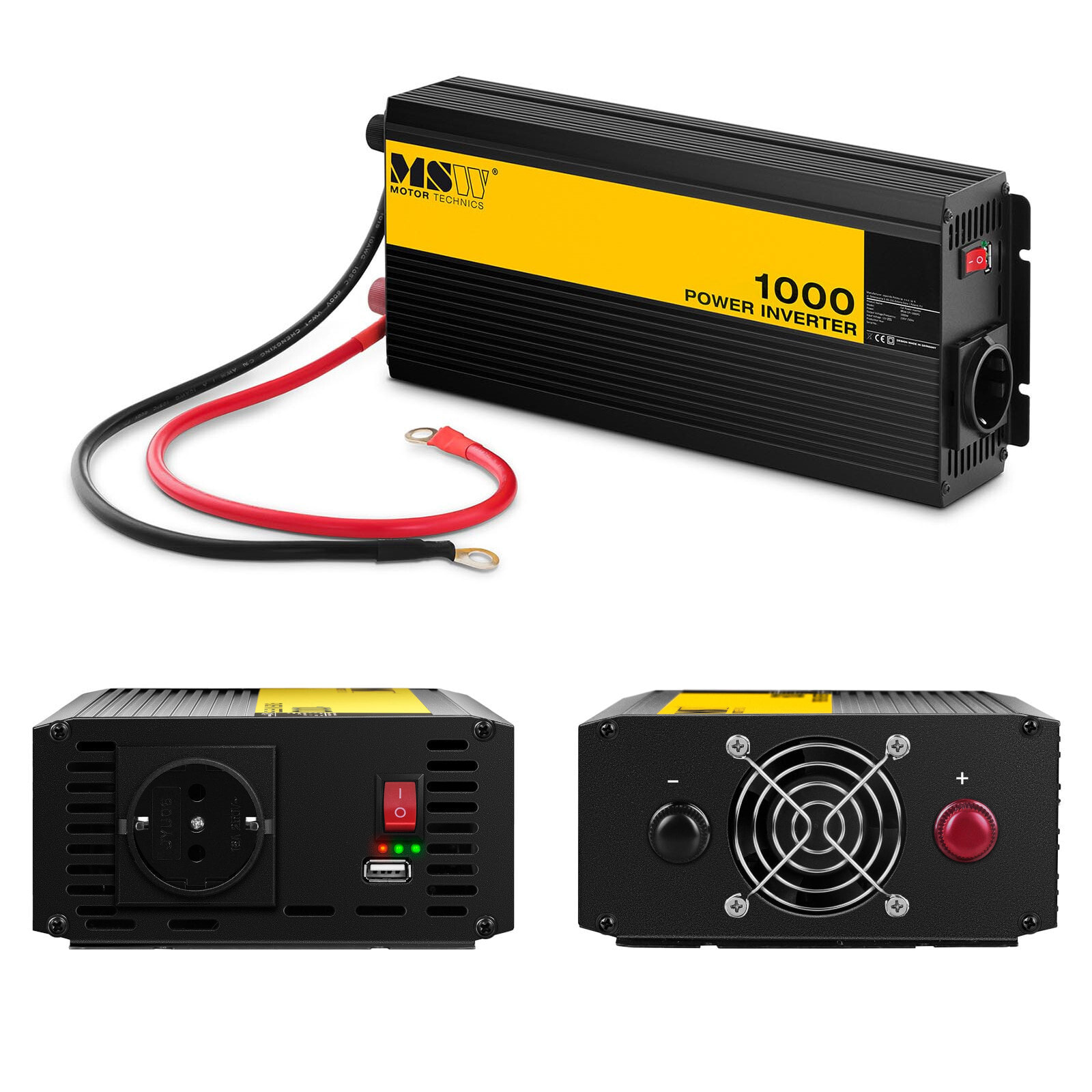 Vehicle voltage converter for 1000 / 2000W battery