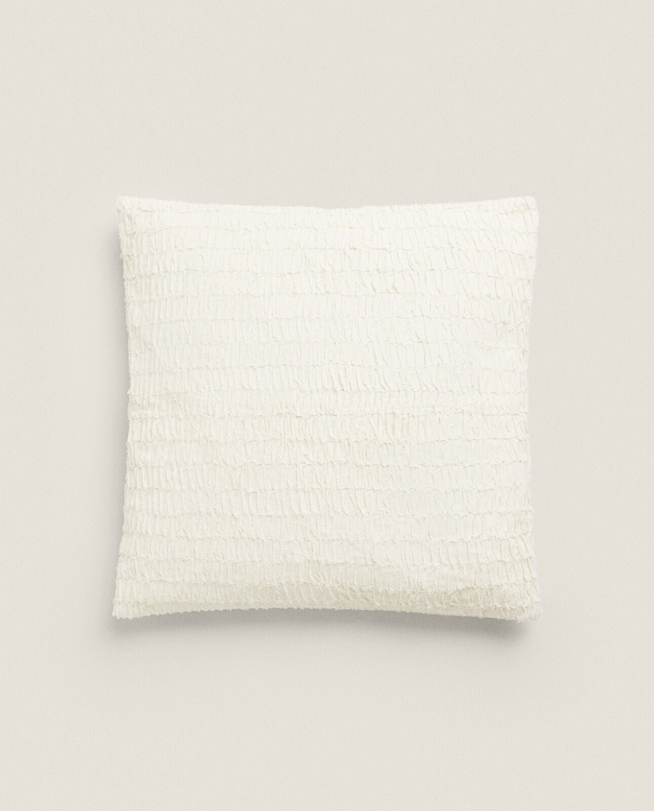 Textured cotton cushion cover