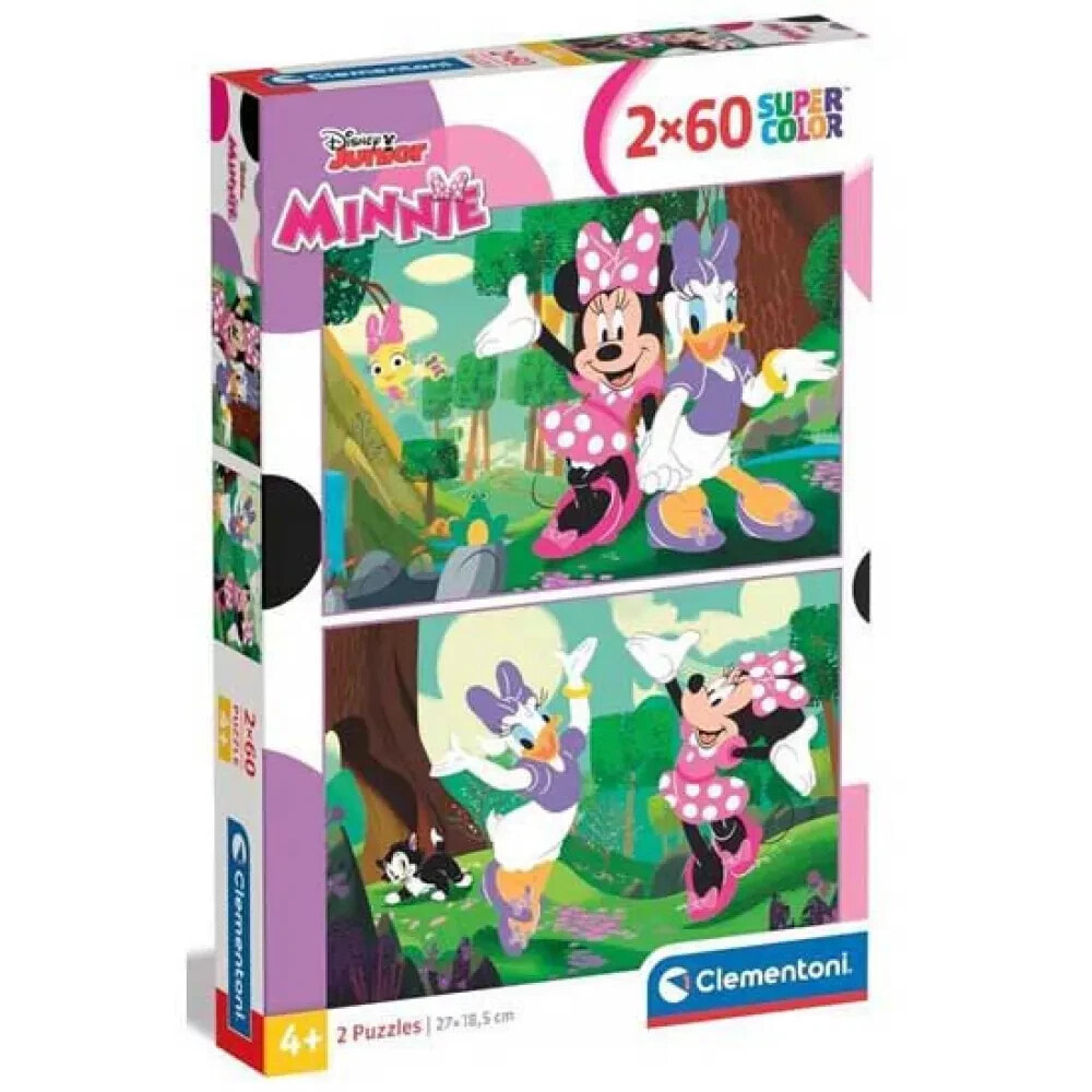 CLEMENTONI Minnie disney 2x60 pieces Puzzle