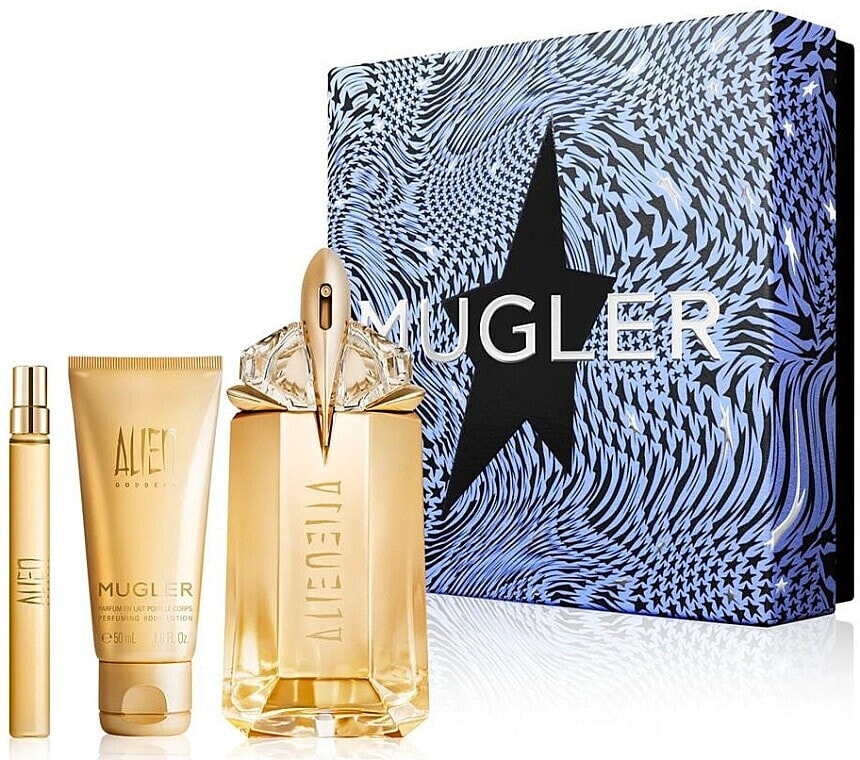 Mugler Alien Goddess - Duftset (Eau de Parfum 60 ml + Eau de Parfum Mini 10 ml + Körperlotion 50 ml)