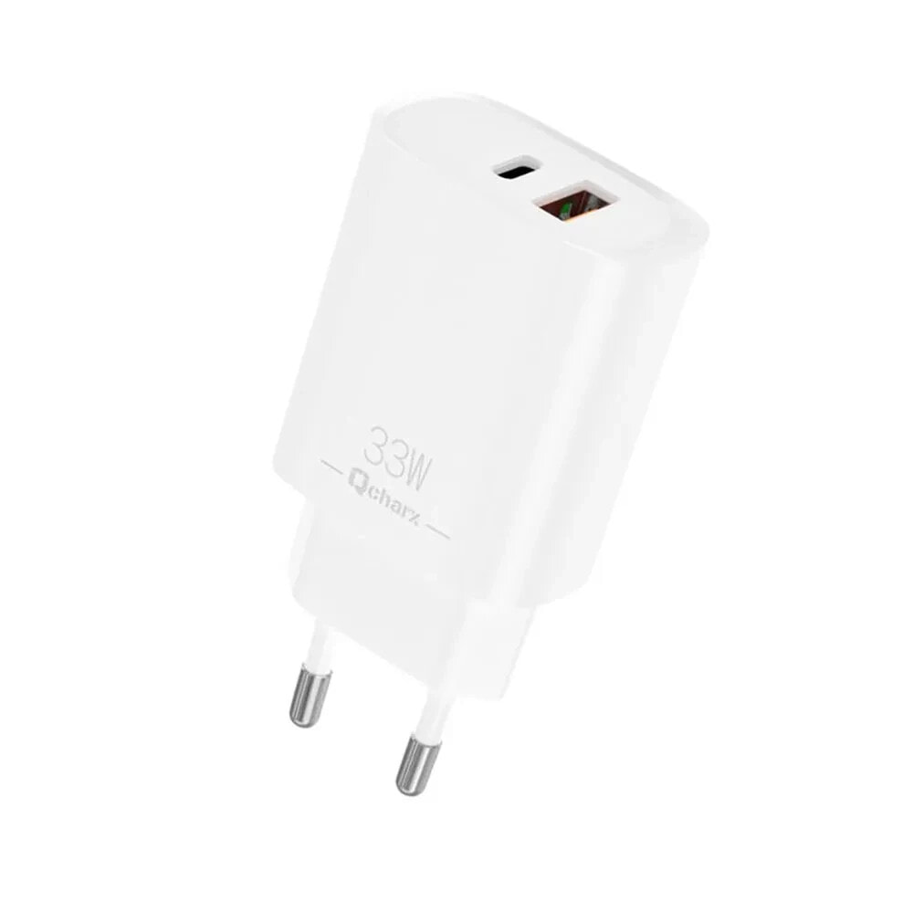 QCHARX Eros 3A USB-A and USB-C wall charger