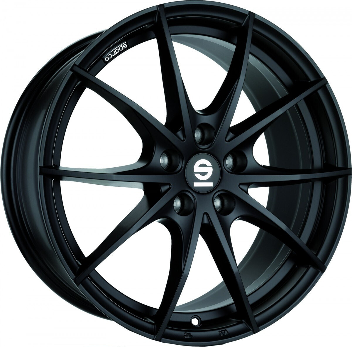 Колесный диск литой Sparco Trofeo 5 matt black 7.5x17 ET35 - LK5/100 ML63.3