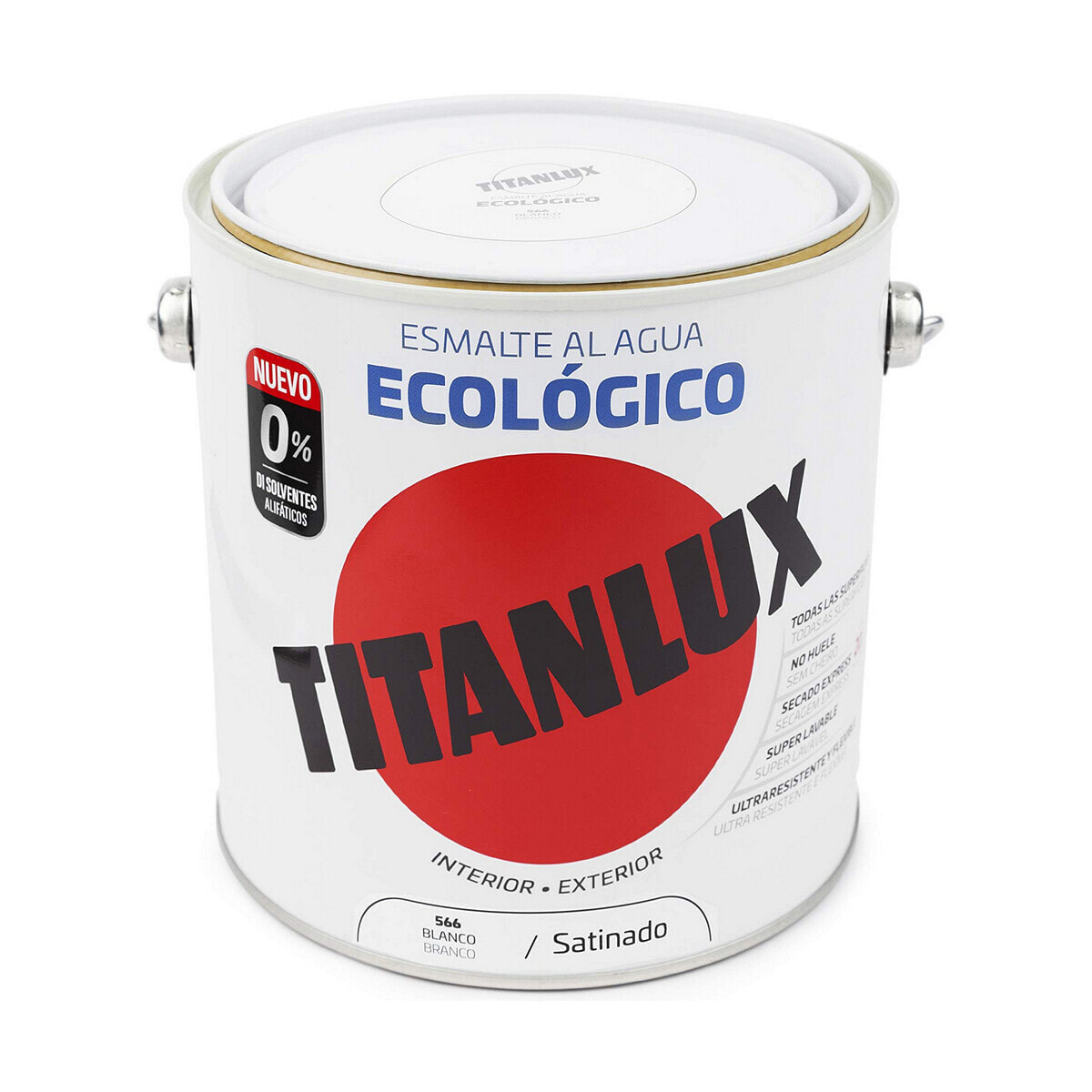 Treatment Titanlux 01t056625 Base polish To water White 2,5 L Satin finish 2,5 L
