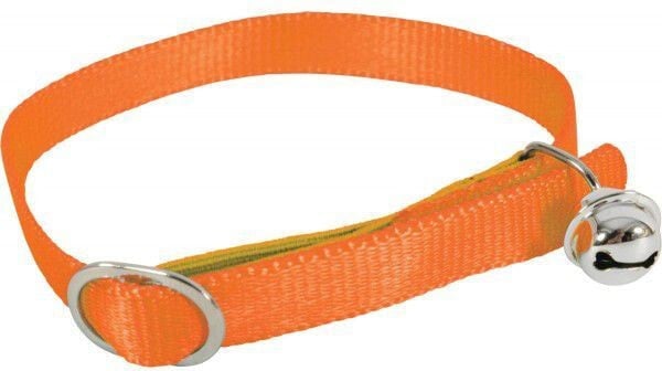 Zolux Orange nylon cat collar