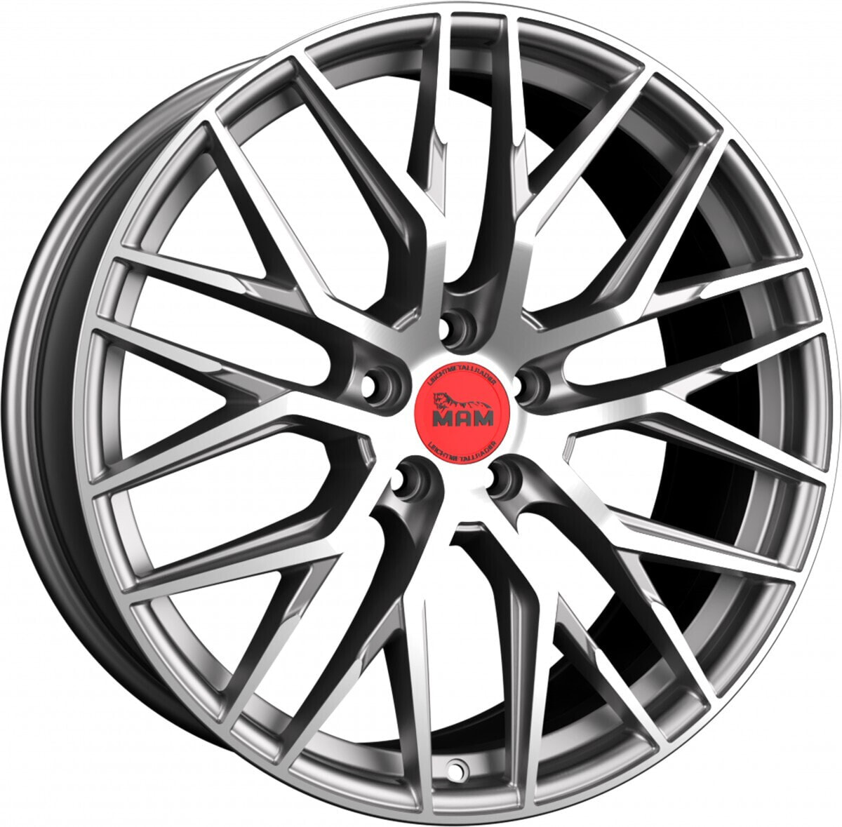 Колесный диск литой MAM RS4 palladium front polish 7.5x17 ET45 - LK5/108 ML72.6