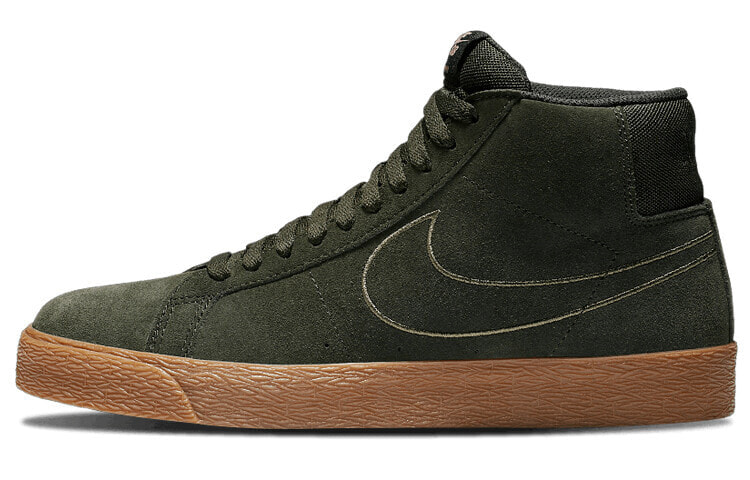 Nike Blazer Mid SB Zoom 中帮 板鞋 男女同款 军绿 / Кроссовки Nike Blazer Mid SB Zoom 864349-300