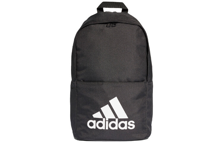 adidas 经典Logo标志 涤纶 书包背包双肩包 男女同款 黑色 / Рюкзак Backpack Adidas CF9008