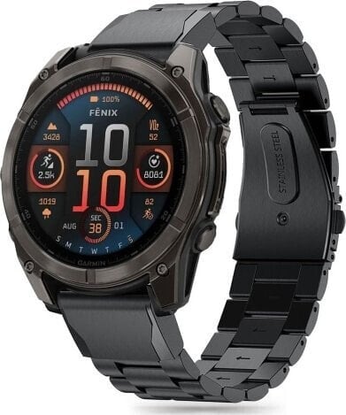 Tech-Protect TECH-PROTECT STAINLESS GARMIN FENIX 5 / 6 / 6 PRO / 7 / 8 (47 MM) / E BLACK