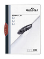 Durable Swingclip - Red - Polypropylene (PP) - 30 sheets - A4 - 25 pc(s)