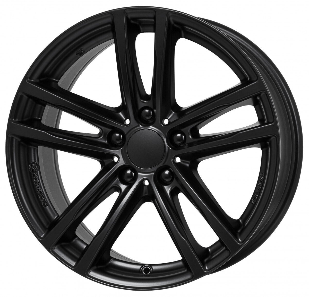 Колесный диск литой Rial X10 racing-schwarz 7x16 ET40 - LK5/120 ML72.6