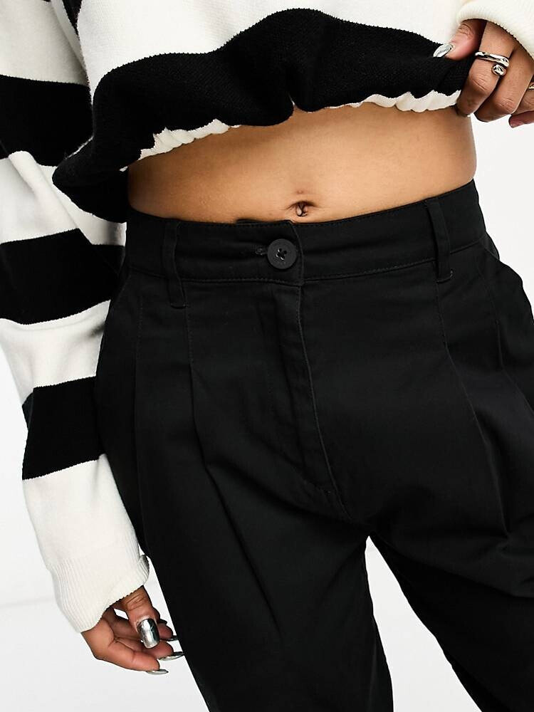 ASOS DESIGN Petite chino trousers in black ASOS Размер: US 00