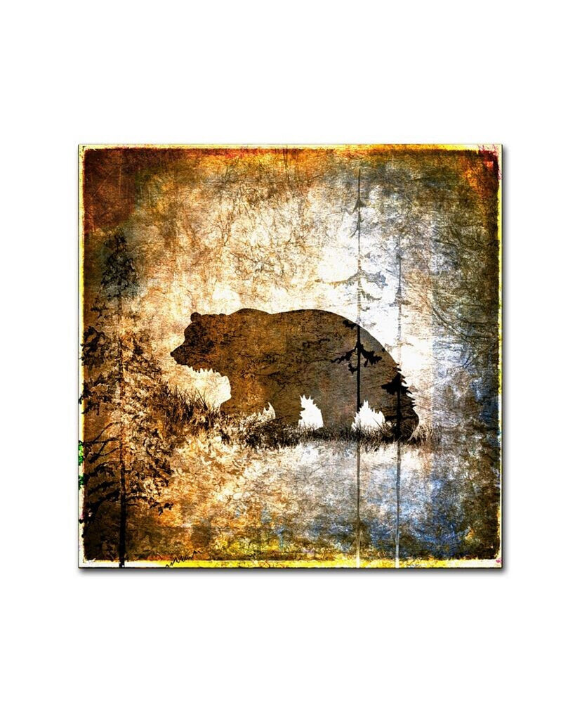 Trademark Global lightbox Journal 'High Country Bear' Canvas Art - 24