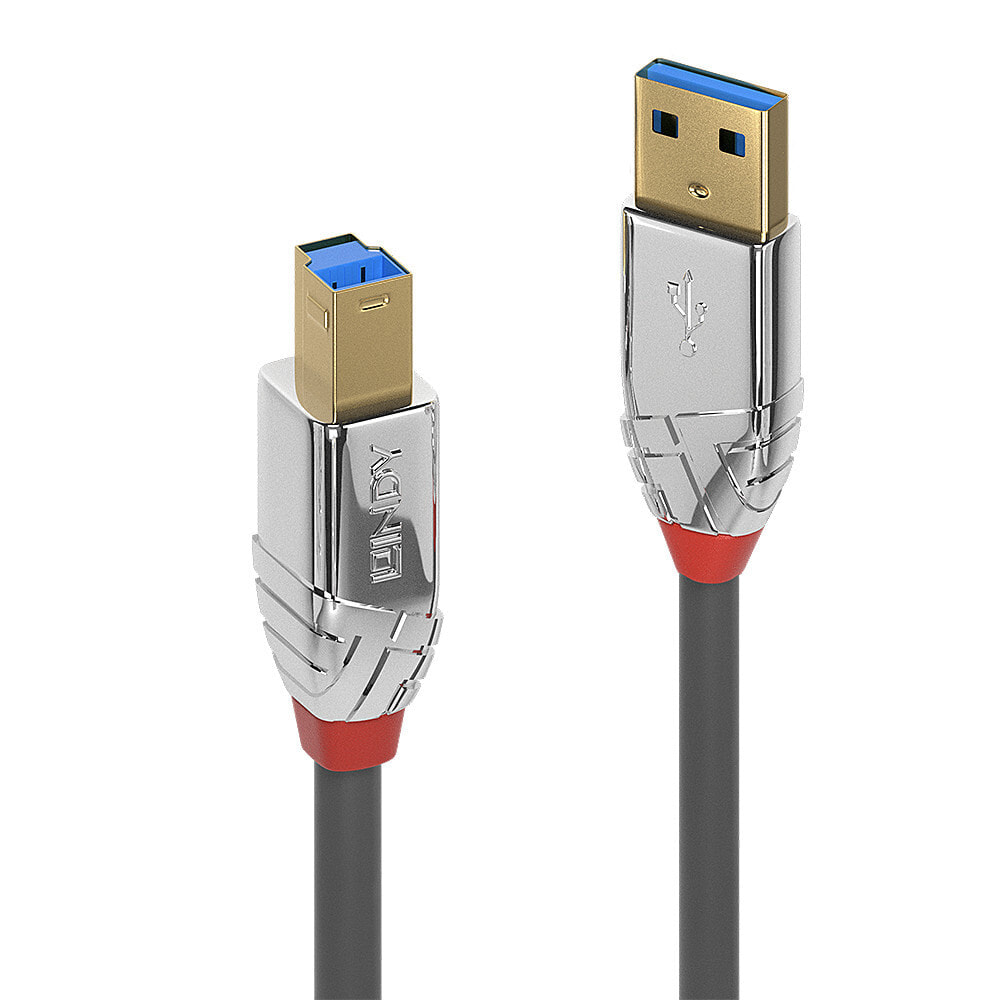 Lindy 36663 USB кабель 3 m 3.2 Gen 1 (3.1 Gen 1) USB A USB B Серый