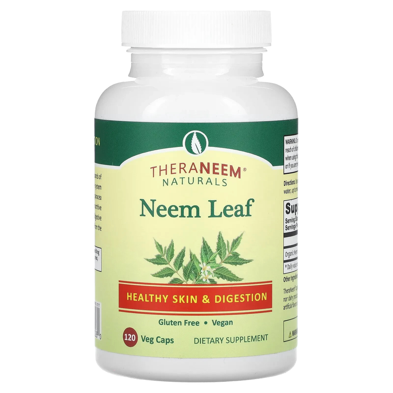 TheraNeem Naturals, Neem Leaf, 120 Veg Caps
