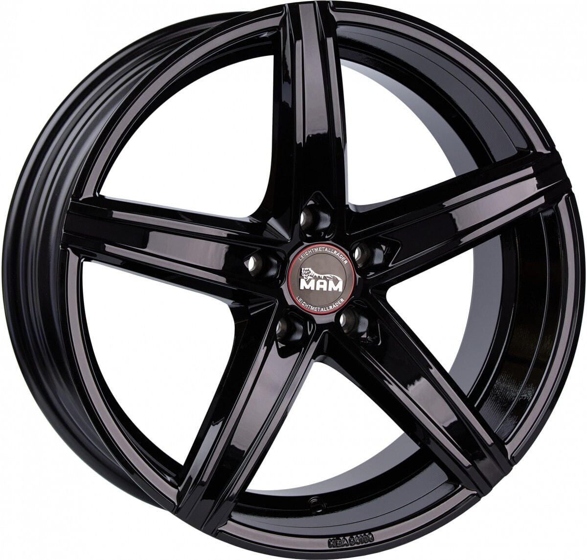 Колесный диск литой MAM OX-18 black painted 8.5x19 ET35 - LK5/120 ML72.6