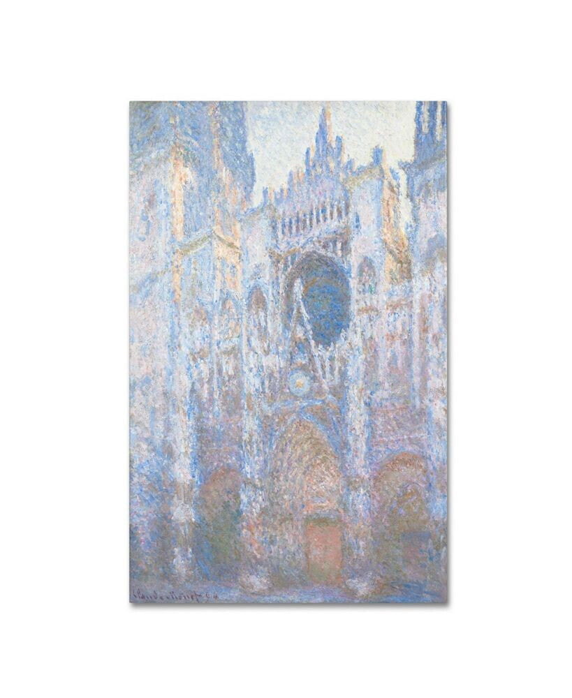 Trademark Global claude Monet 'Rouen Cathedral West Facade 1894' Canvas Art - 24